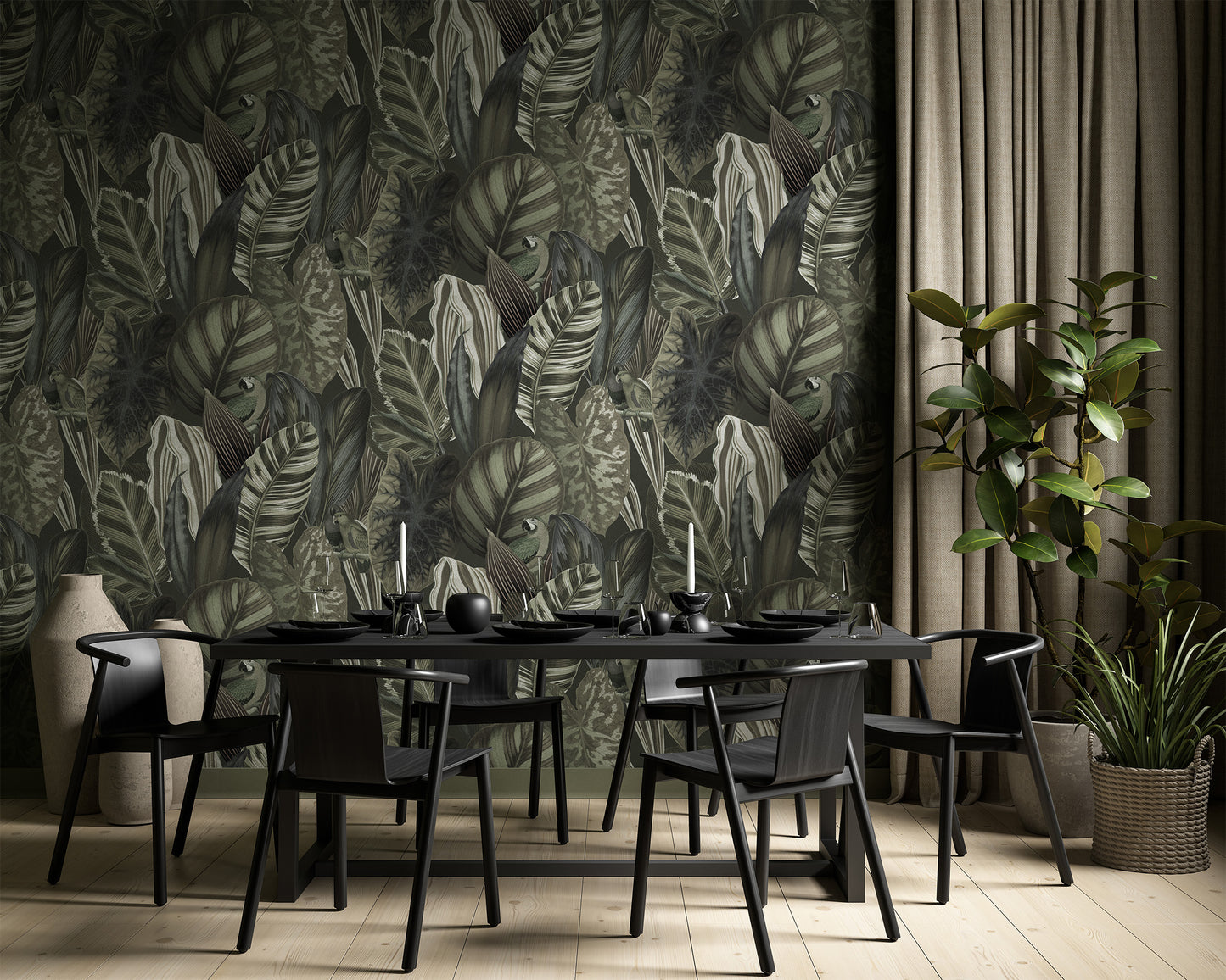 Tropical Leaves Green